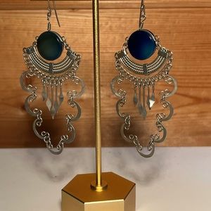 Set of three tribal earrings